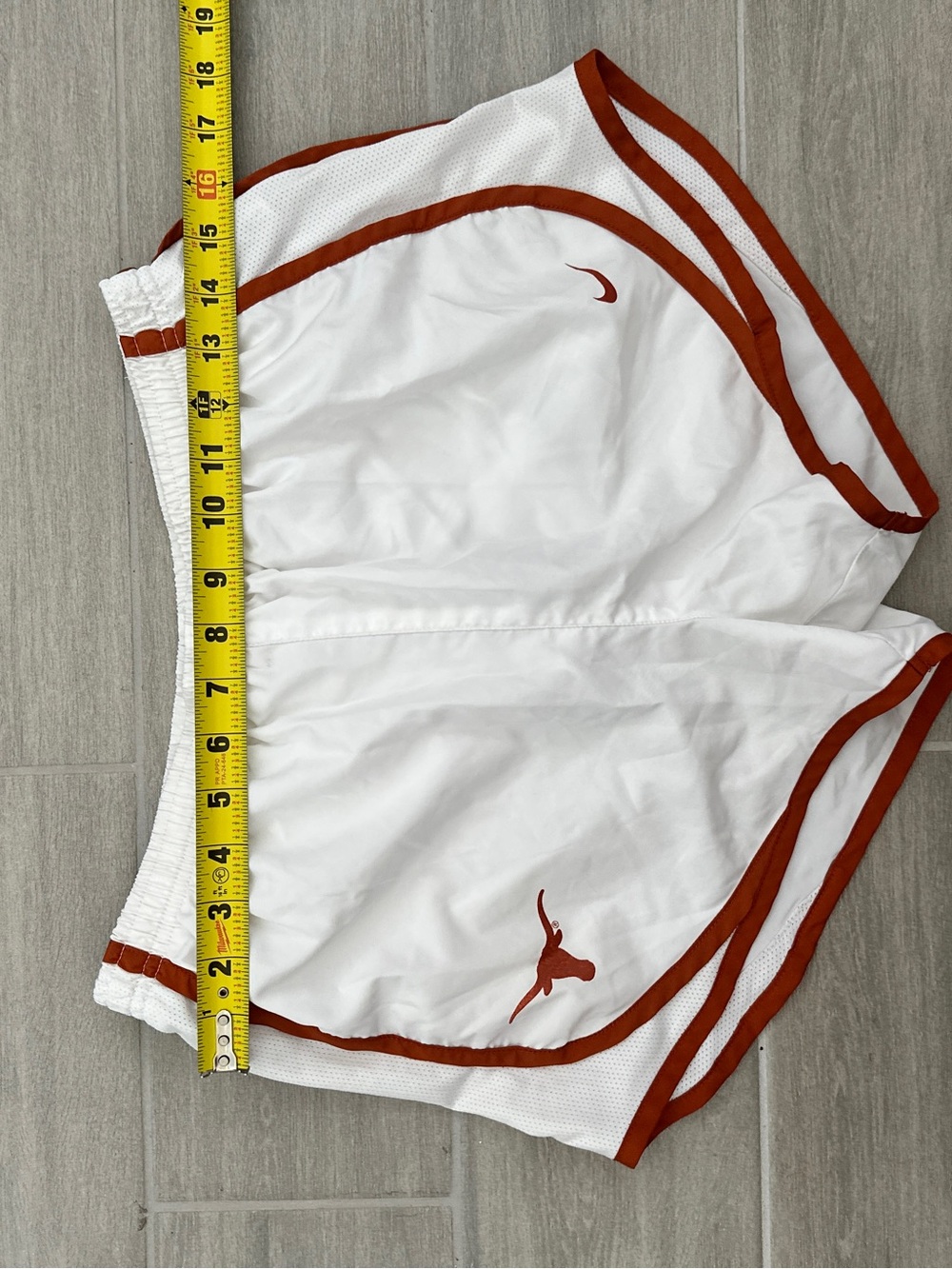 Nike Women’s Texas Longhorns Dri-fit Running Shorts Small White Orange Athletic - Picture 8 of 8